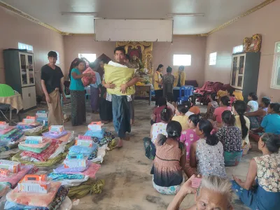 Sittwe NFI Distribution Photo 1