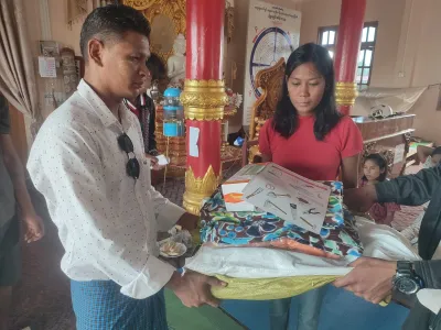 Sittwe NFI Distribution Photo 2